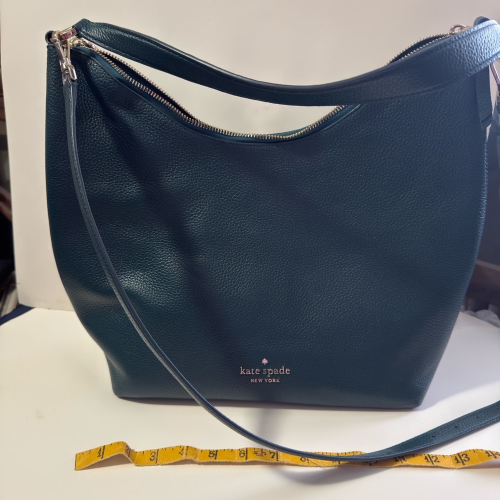 Kate Spade Teal Leather Shoulder Bag